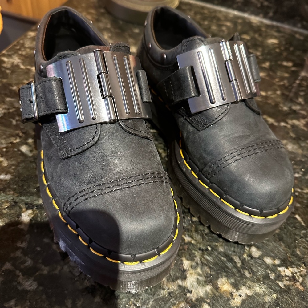 Dr. Martens Black Leather Footwear